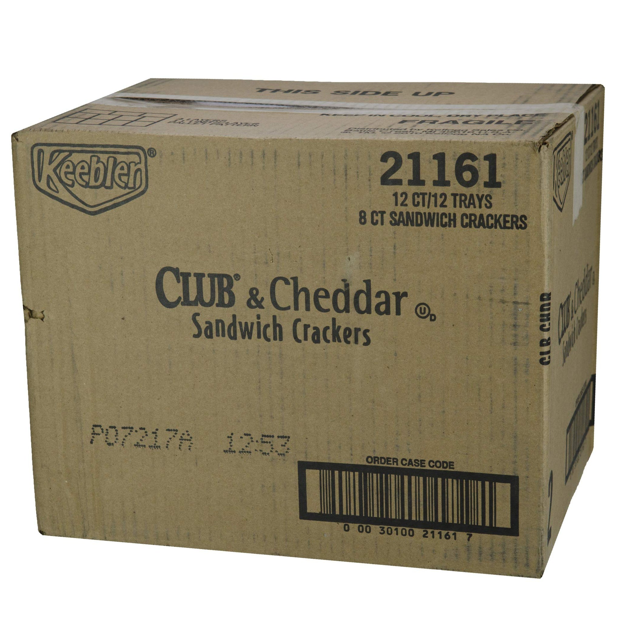 Keebler Crackers, Club and Cheddar Sandwich (Pack of 144)