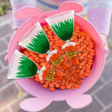 Peanut Butter Chocolate Pieces Carrots 2.2oz (Pack of 3) Easter Candy
