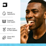 Jawzrsize OG Mastic Gum Organic - Mint Natural Mastic Chewing Gum, Sugar-Free Jawline exerciser, Strengthening Formula with NAHA, Plant-Based Oral