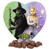 Wicked Heart Box with Caramel Filled Milk Chocolates Inside, Individually Wrapped Pieces, Collectible Candy Gift, 2.96 Ounces