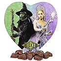 Wicked Heart Box with Caramel Filled Milk Chocolates Inside, Individually Wrapped Pieces, Collectible Candy Gift, 2.96 Ounces