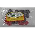 Lot of 5 Small Packs of Fruit Gummy Candy Made (Packed) in Canada, Each pack 140g(5 oz)-200g (7 oz) (Sour Juice Berries)