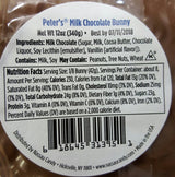 Pops Trading Company Belgian Solid Milk Chocolate 7" Sitting Easter Bunny 12oz