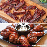 Kinder’s Black Cherry Chipotle BBQ Wing Sauce & Dip 4 Pk (62 oz) Great to Dip Toss Glaze & More + Barbecue Masters & Bottle Opener (6 Items)!