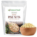 Z Natural Foods Organic Pine Nuts - Raw Nutrient-Dense Superfood Packed in Airtight Foil Pouches - Pure Pine Nut for Pesto, Trail Mix, Salad & Recipes