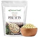 Z Natural Foods Organic Pine Nuts - Raw Nutrient-Dense Superfood Packed in Airtight Foil Pouches - Pure Pine Nut for Pesto, Trail Mix, Salad & Recipes