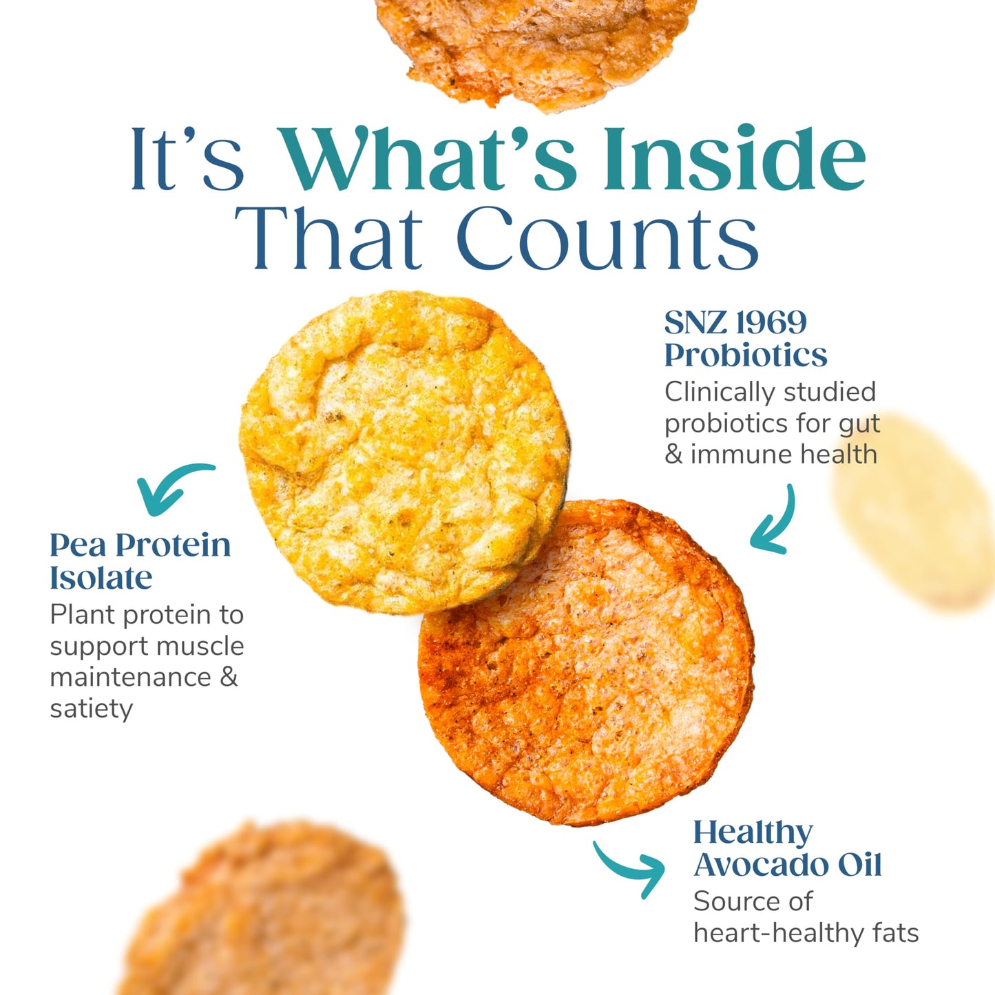 Wonderslim Protein Chips with Probiotics, Variety Pack | 12g Plant Protein, 170 Cal | High Protein Chips, Vegan, Gluten Free, Non-GMO | Made