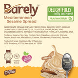 Sweet Mediterranean Sesame Spread by Barely, Low Sugar & No Artificial Sweeteners, Keto Friendly, Deliciously Nutty & Sweet Halva Spread, 3.2 g Cane
