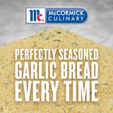 McCormick Culinary Roasted Garlic Bread Seasoning, 20 oz - One 20 Ounce Container of Garlic Seasoning Blend for Fresh Garlic Bread, Pasta, Pizza