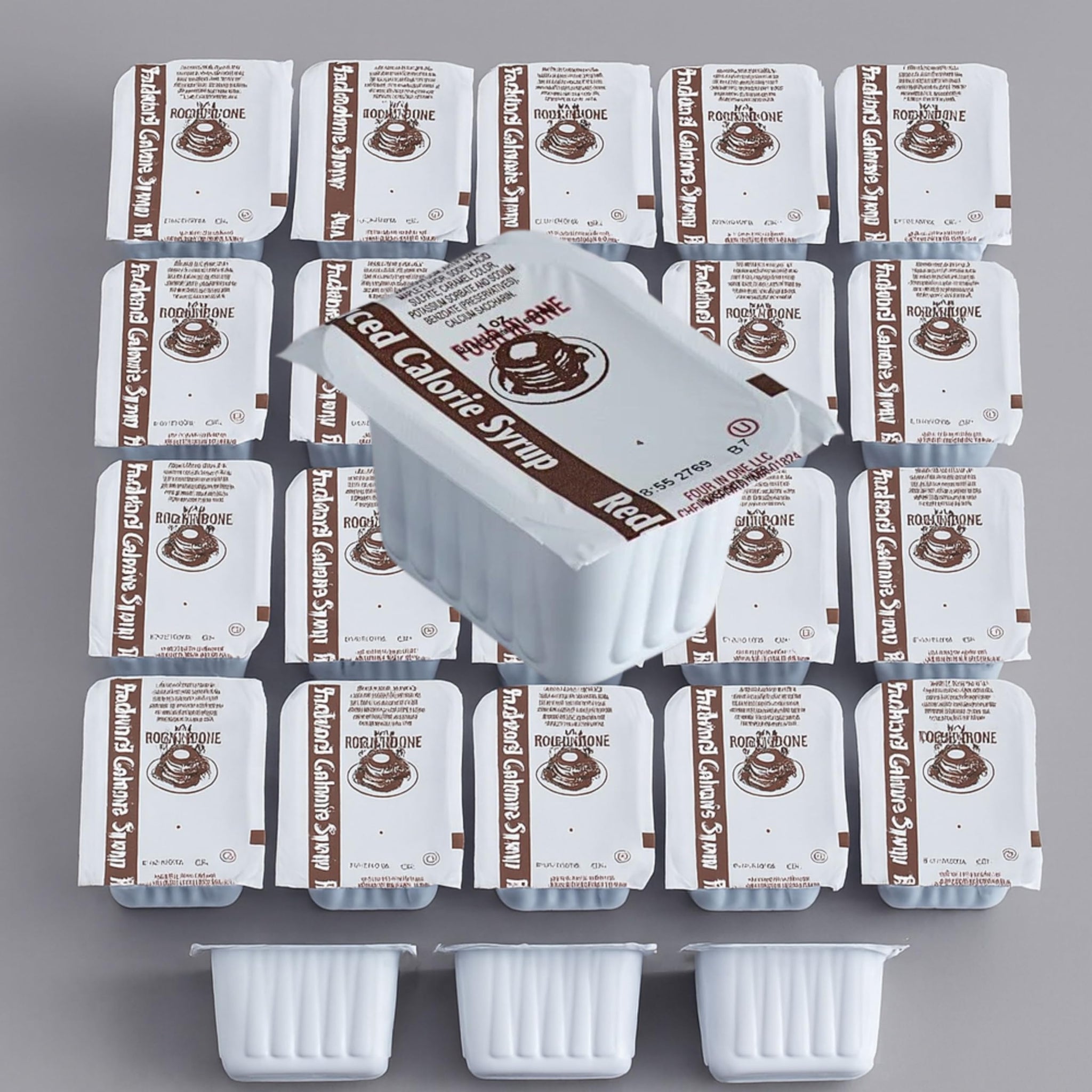 Sugar Free Pancake Syrup Cups - 30 Pack (1 oz Each) | Low Calorie Breakfast Syrup, Maple, Single Serve Portion Control for Pancakes, Waffles, French