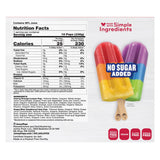 JonnyPops No Sugar Added Organic Color Burst Minis Frozen Pops 10ct