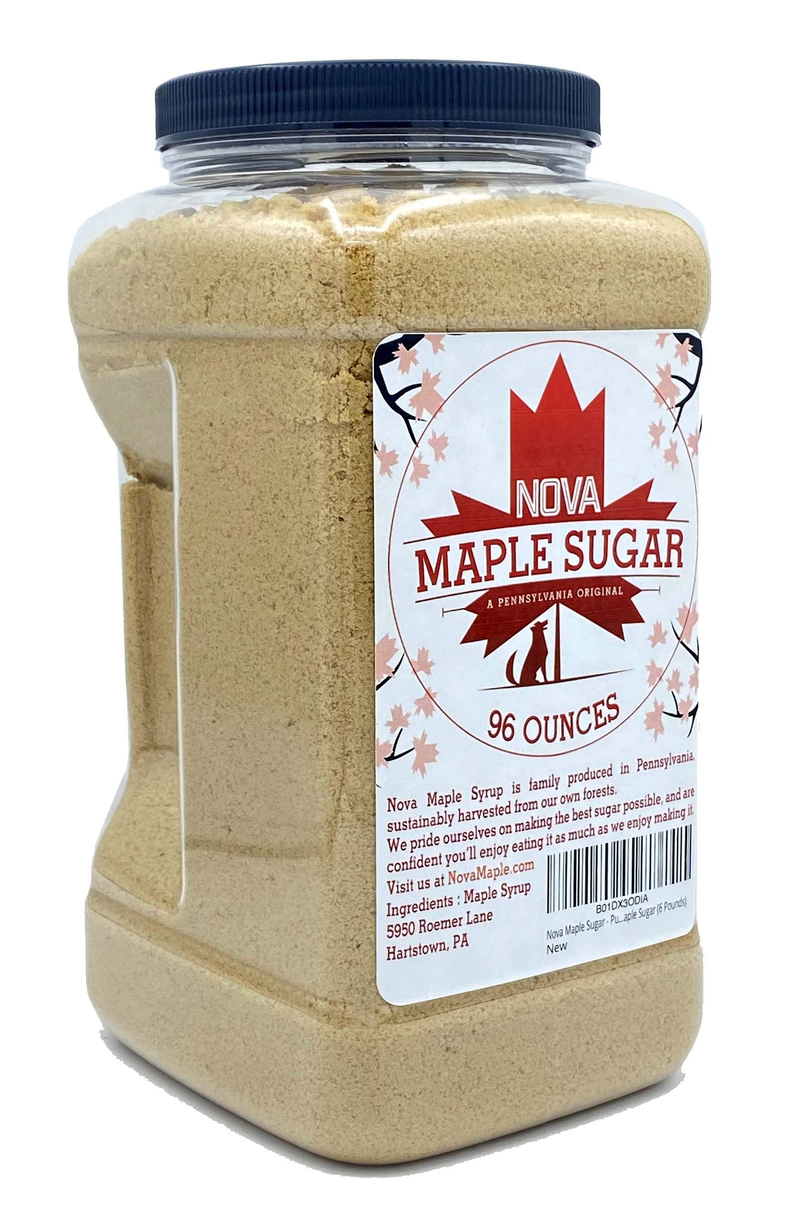Nova Maple Sugar - Pure Grade-A Maple Sugar (6 Pounds)