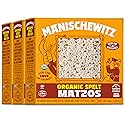 Manischewitz Organic Spelt Matzo, Kosher For Passover, 10 Ounce Box (3-Pack)