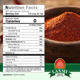 LAXMI Paprika Powder - Ground Red Sweet and Mildly Spicy for Cooking - Non-GMO, Vegan - 400g - Herbs and Spices
