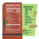 Evergreen Chocolate Chip and Matcha Waffles, Dairy-Free, Whole Grain, No Artificial Flavors, No Preservatives, 9 Waffles per Pack