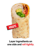 Atoria's Family Bakery Mini Lavash with Whole Grain & Flax Flatbread 4-Packs of 6 Flatbread (24 Flatbread)