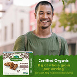 Cascadian Farm Organic Chewy Granola Bars, Dark Chocolate Chip, Value Size, 10 Bars, 12.3 oz