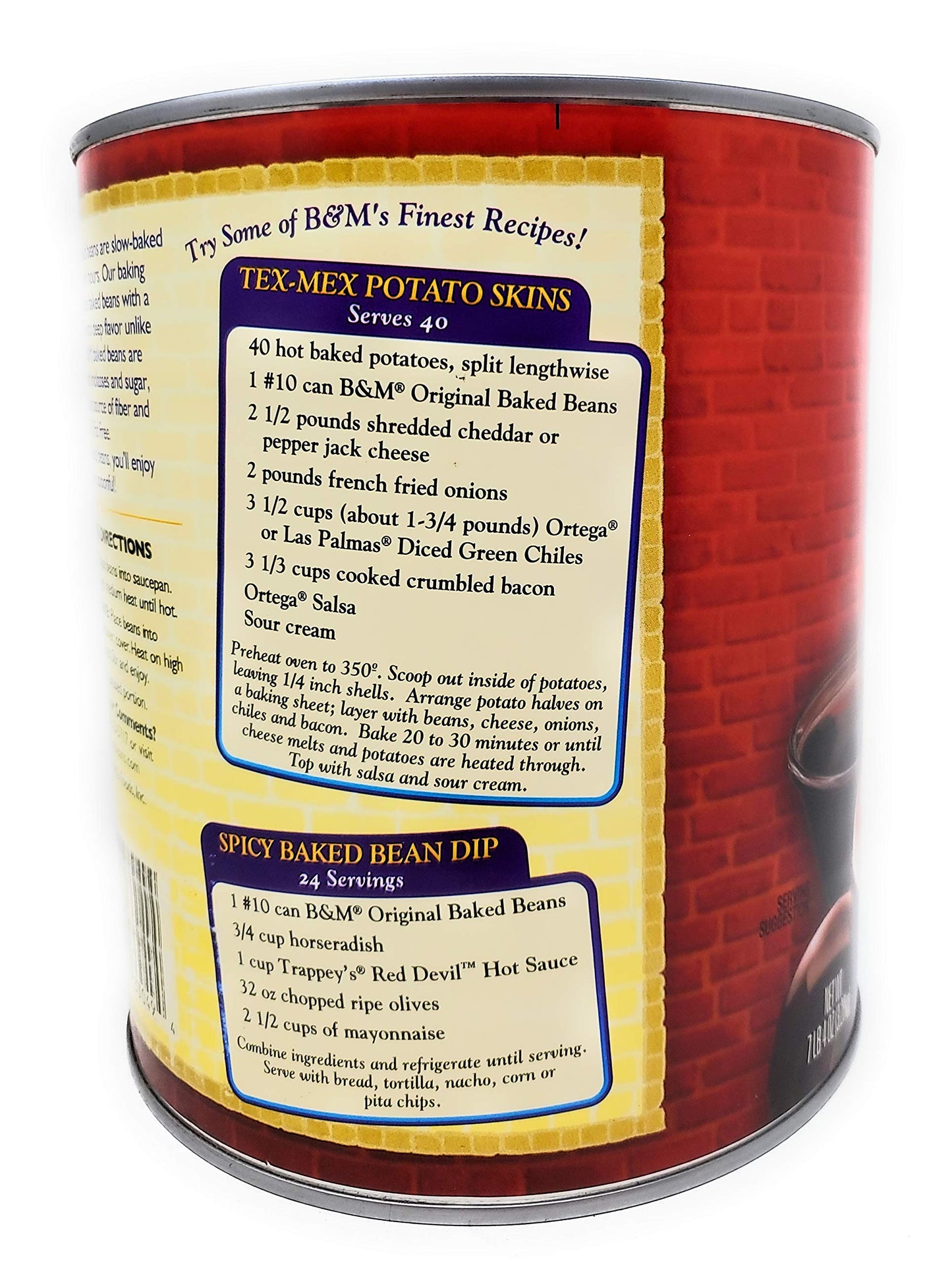B & M Originial Baked Beans - 7 lb. 4oz. can, 6 cans per case