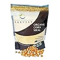 Early Morning Harvest Organic Corn Meal - Made from Non-GMO Yellow Corn - Stone Ground Corn Meal for Baking and Cooking, USA-Grown, Whole Grain