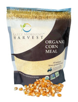 Early Morning Harvest Organic Corn Meal - Made from Non-GMO Yellow Corn - Stone Ground Corn Meal for Baking and Cooking, USA-Grown, Whole Grain