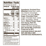 Betty Crocker Walnut Chocolate Chip Cookies, Cookie Baking Mix, 17.5 oz