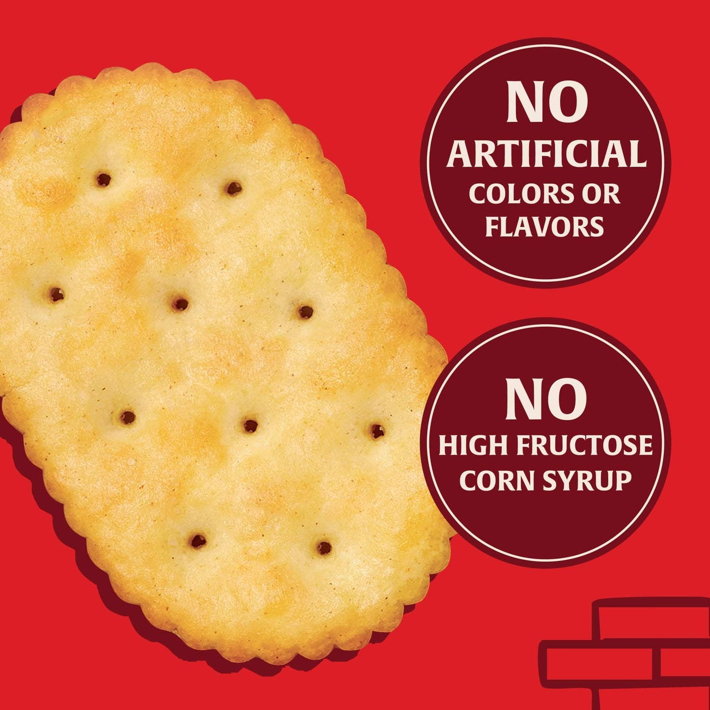 Town House Oven Baked Crackers, Holiday & Party Snacks, Original 13.8oz