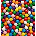 Gumballs for Gumball Machine - 1 lb of Assorted Rainbow Fruit Flavored Vibrant Mini Half Inch Fresh Vending Machine Refills