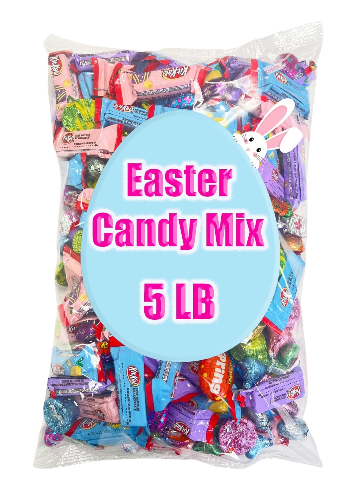 Easter Chocolate Candy Variety Pack - 5 Lb - Bulk Easter Candy - Easter Candy Bulk - Assorted Chocolate - Easter Basket Candy - Bulk Chocolate Easter