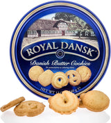 Royal Dansk Danish Butter Cookies, Premium Assorted Cookies in Gift Tin, Great for Sharing and Gifting, 12 oz