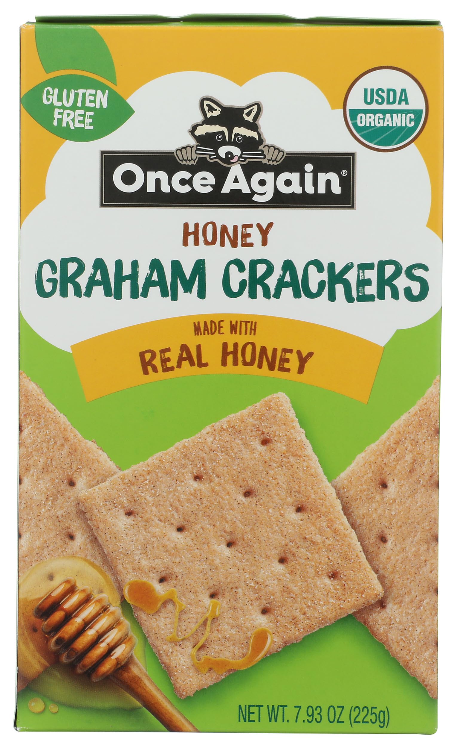 Once Again Organic Honey Graham Crackers, 7.93 OZ