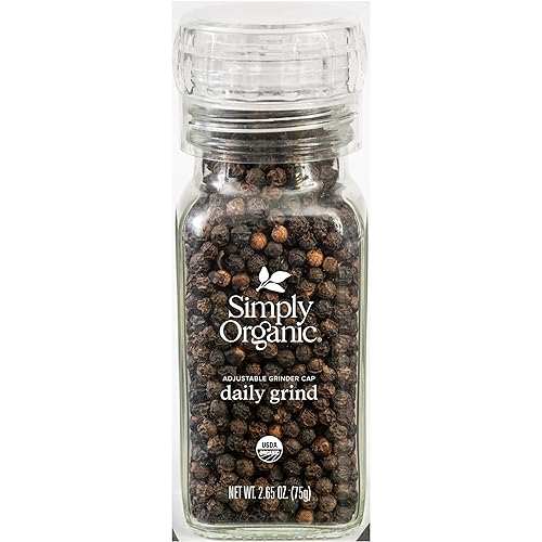 Simply Organic Daily Grind, Certified Organic | 2.65 oz | Piper nigrum L.