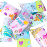 Easter Candy - Cotton Candy 24 Pack, | LUPY LUPS | Individually Wrapped 0.5 oz Each | Easter Basket Stuffers, Party Favors, Easter Gifts for Kids |