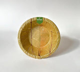 Foliumware Single Use Sal Leaf Bowls (5" inch, 50/pack) | Zero Waste, Biodegradable, Backyard Compostable | For Parties, Picnics, BBQ’s, Weddings