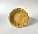 Foliumware Single Use Sal Leaf Bowls (5" inch, 50/pack) | Zero Waste, Biodegradable, Backyard Compostable | For Parties, Picnics, BBQ’s, Weddings