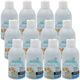 TimeMist Premium Metered Air Freshener Refills - Clean & Fresh - 7.1 oz (Case of 12) - 1042771 - Lasts Up To 30 Days and Neutralizes Tough Odors