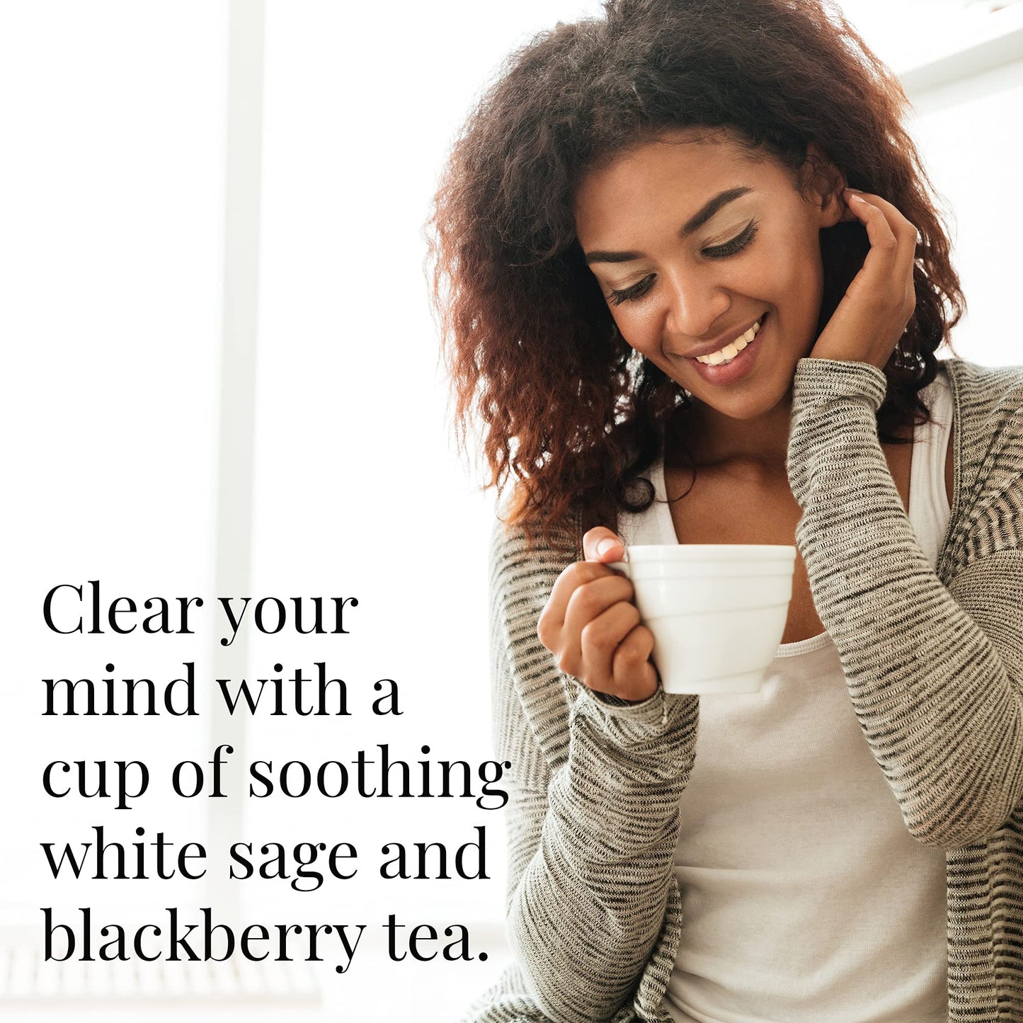 The Republic of Tea Blackberry Sage Full-Leaf Loose Black Tea, 1 Pound Bag | Steeps 200 Cups