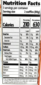 Envirokidz Organic Penguin Party Cinnamon Waffles, 8.5 OZ