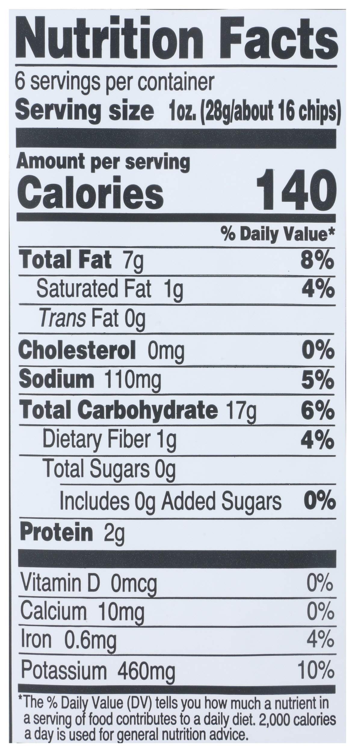 Uglies Snacks, Chips Potato Original Sea Salt, 6 Ounce