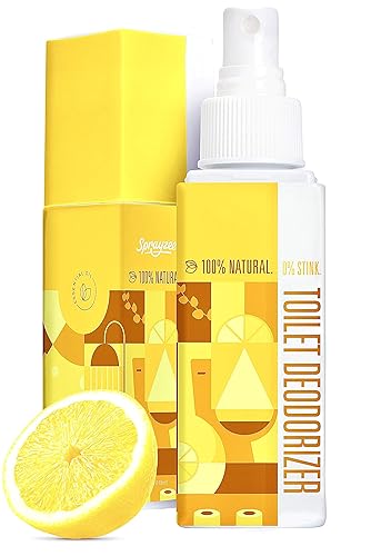 #1 Strongest Natural Toilet Spray for Poop + Bathroom Air Freshener (Citrus Haven) Extra Long Lasting Before You Go Toilet Spray Bathroom Poop Spray