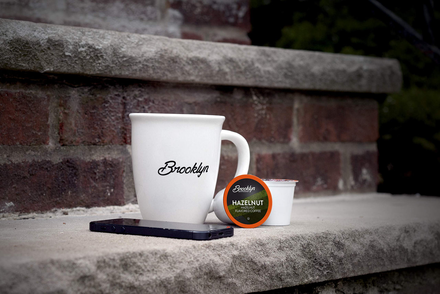 Brooklyn Beans Hazelnut Gourmet Coffee Pods - Compatible with Keurig K Cup Brewers Including 2.0 Machines, 40 Count, Rich and Nutty Hazelnut Flavored