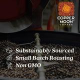 Copper Moon Medium Roast Ground Coffee, Stargazer Blend, 12 Oz