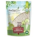 Food to Live Organic Long Grain White Rice, 1 Pound - Non-GMO, Vegan, Kosher. Easy to Cook. Stays Separate and Fluffy. Low in Fat. Contains Iron. Perfect for Stuffing, Pilafs, Salads.