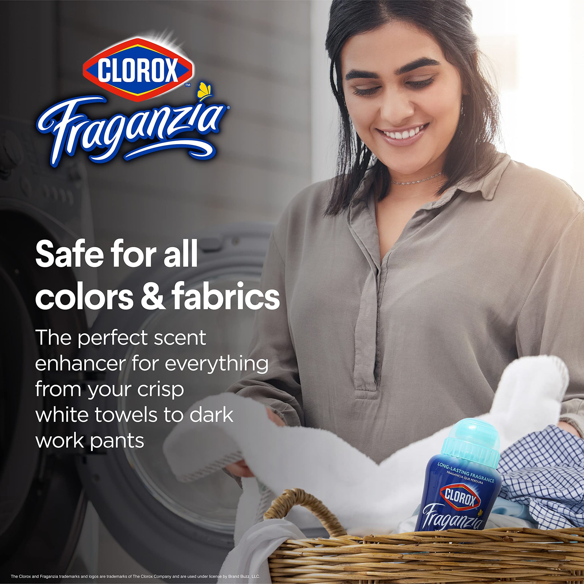 Clorox Fraganzia In-Wash Laundry Scent Booster Crystals, Ocean Scent Fragrance Beads for Clothes and Linens, Safe for All Fabrics and Colors, HE