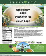 Blackberry Sage Decaf Black Tea (25 tea bags, ZIN: 533935)