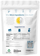 Citric Acid 6 Pounds, Food Grade, Fine Granular Powder | 100% Pure, Concentrated Anhydrous Form | Natural Preservative + Great for Cooking, Cleaning