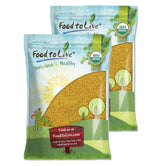 Food to Live Organic Fenugreek Seeds, 20 Pounds - Non-GMO, Raw, Whole Methi, Gluten Free, Kosher, Vegan, Bulk, Rich in Iron, Copper, Fiber