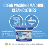 Sport Laundry Detergent, Odor Eliminator Technology, Laundry Soap for Workout Clothes and Everyday Use - Sport Suds 1.8Kg