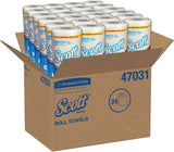 Scott Choose-A-Sheet Mega Kitchen Roll Paper Towels, 1-Ply, 4.8 x 11, White, 102/Roll, 24/Carton