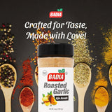 Badia Roasted Garlic Powder Seasoning, 6 oz - Smoky, Roasted Sweet Garlic Flavor - Gluten Free