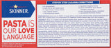 Skinner Oven-Ready Lasagna Pasta, (8 oz Each) - No-Boil, Easy-to-Layer Sheets for Homemade Lasagna